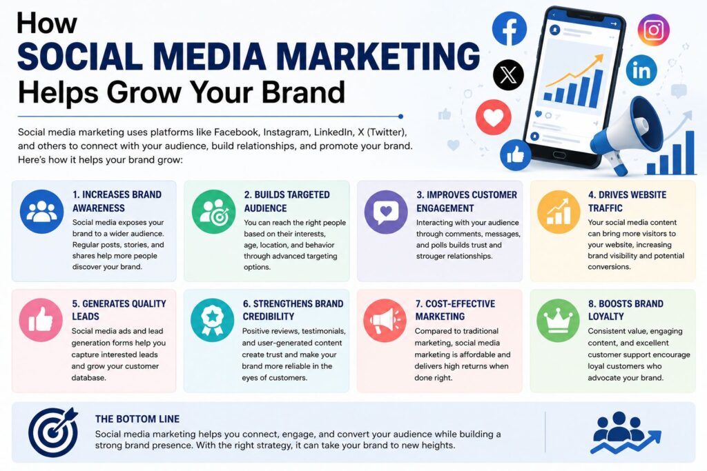 How Social Media Marketing Helps Grow Your Brand